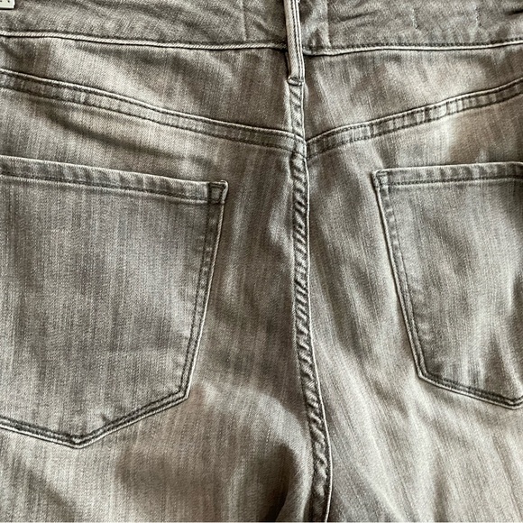 White House Black Market Gray Straight Leg Jeans - Picture 8 of 10